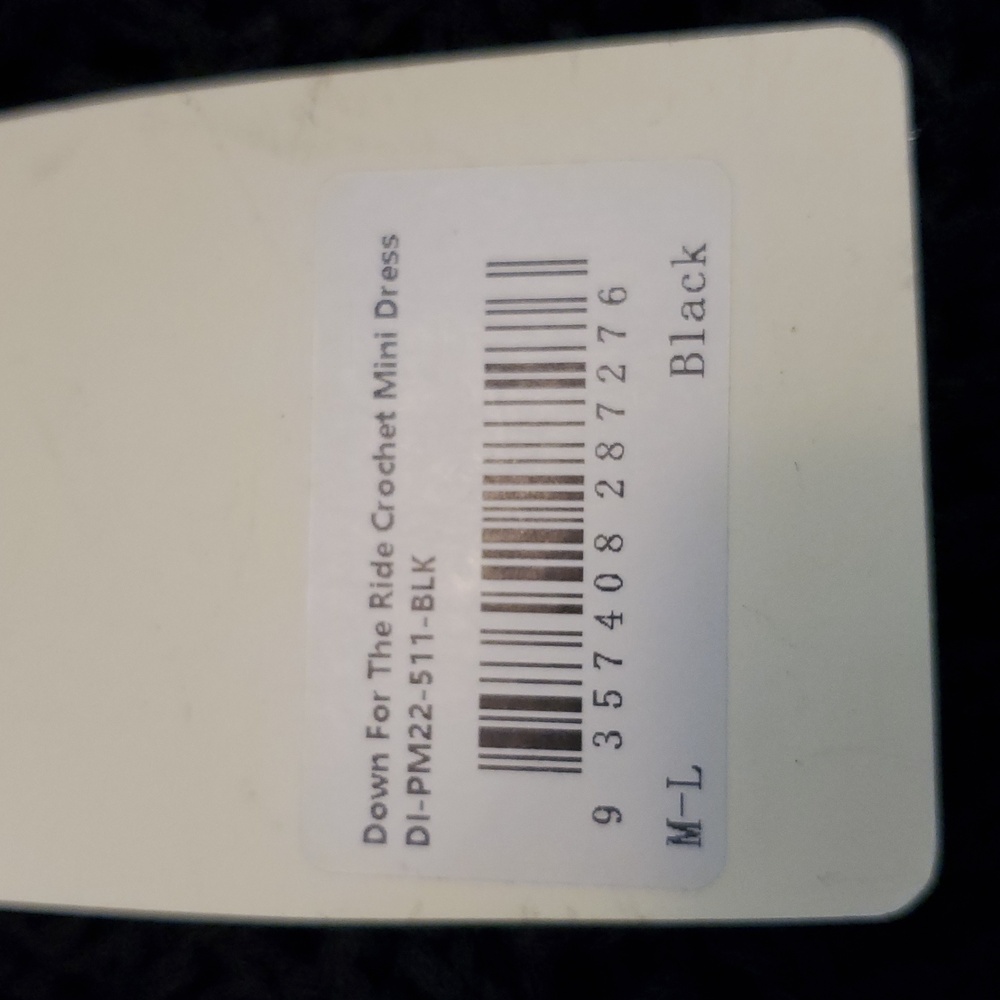 Peppermayo 'Down For The Ride' Crochet Mini Dress Size M/L — NWT - Picture 9 of 12